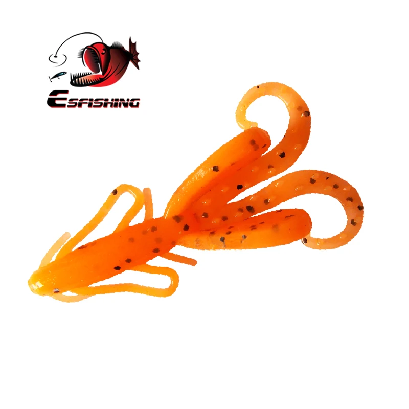 KESFISHING Isca cebos artificiales camarones Hogy Hog 48mm cebo de silicona lubina trucha Lucio pescado Leurre Souple Señuelos de pesca en hielo - imagen 4