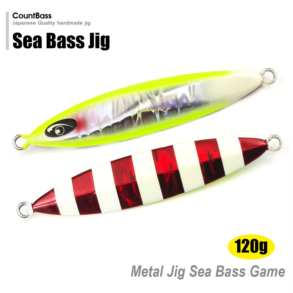 Señuelo de metal Countbass visto desde arriba