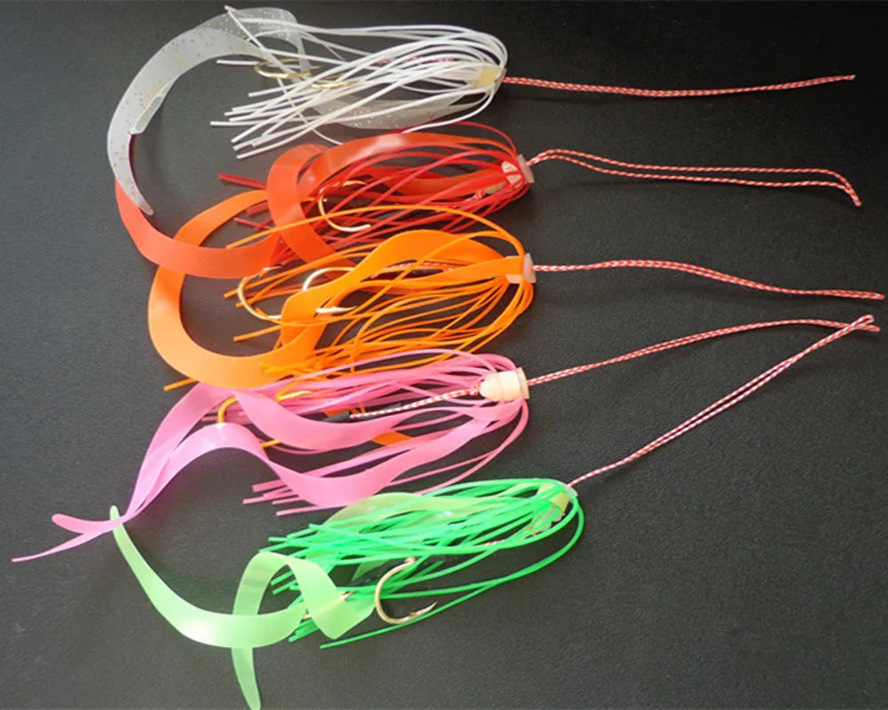 50 jibioneras cucharilla señuelos de pesca mar calamar fishing lure black minnow slow jig crankbait squid jigs popper soft lure peces artificiales para pescar swimbait  #13 - imagen 2