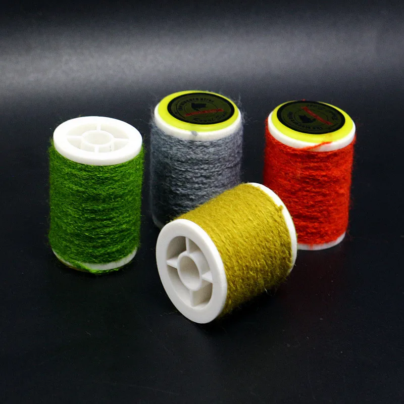 Royal Sissi 10 carretes de hilo para atar moscas, migas borrosas de micro diámetro, ninfas pequeñas, mosca seca, materiales de atado de moscas - imagen 5