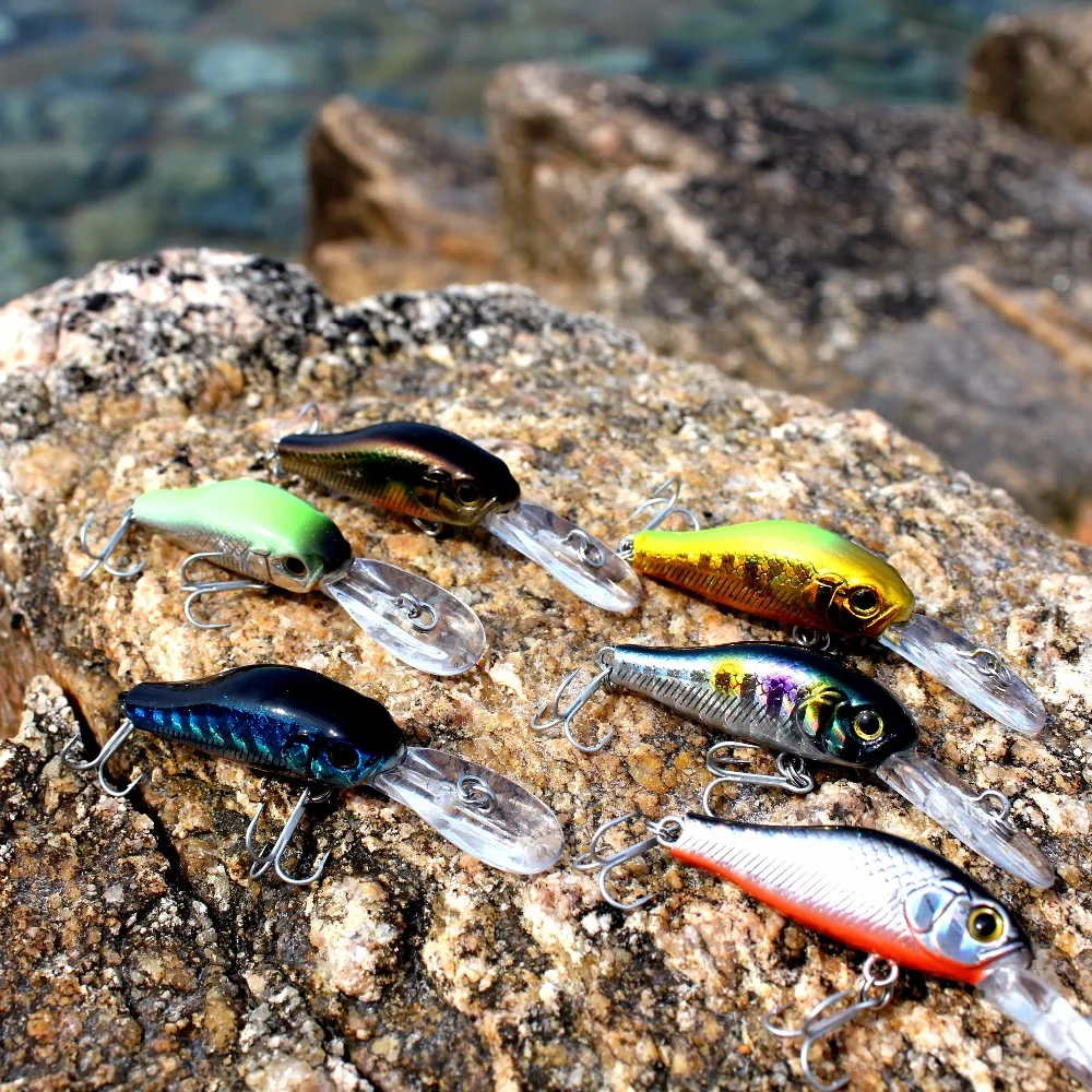 AOCLU-señuelo duro flotante para pesca de lubina, cebo duro de 35mm, 2,4g, 1,2 m, para pesca en tierra, barco, Roca, VMC - imagen 4