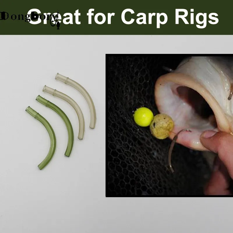 Accesorios de pesca de carpa, 40 Uds., sin anzuelo de piscina, alineador de goma, manga de gancho, Terminal alineador de línea, aparejos de pesca, aparejo de pelo giratorio - imagen 5