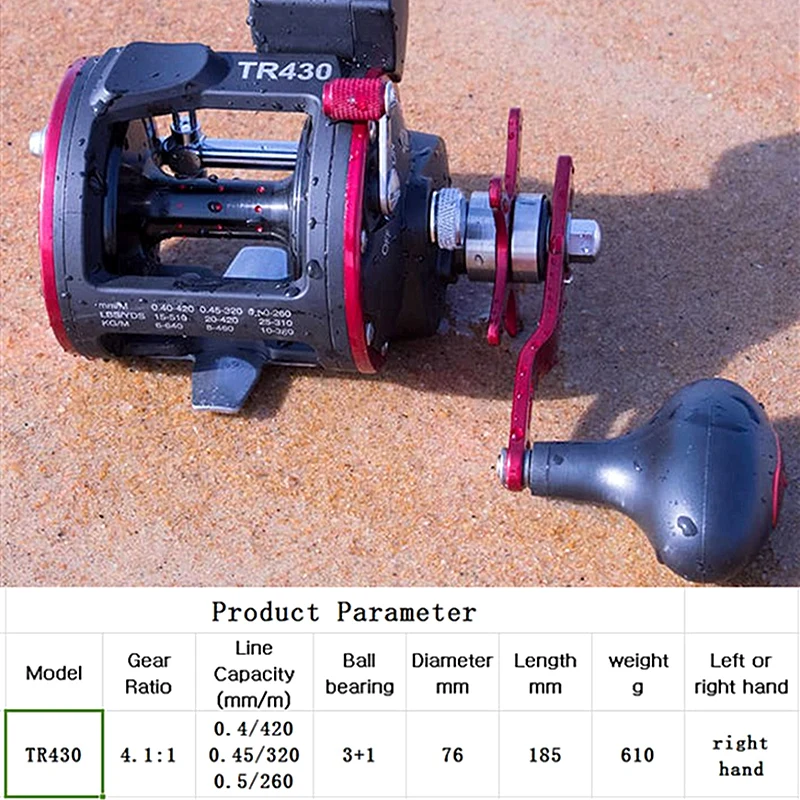 Twinfish TR430 Carrete de Jigging Pesado Contador Digital para Línea - imagen 4