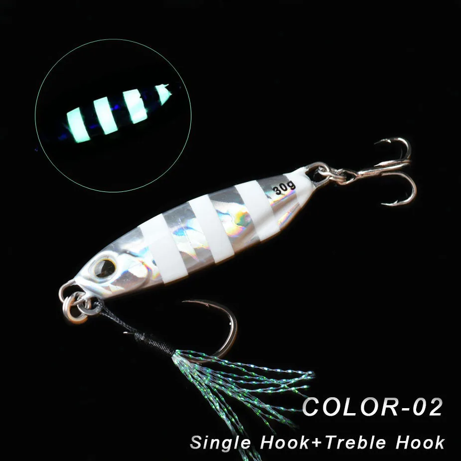 Señuelo jig metálico caída lenta lubina mar pesca lanzamiento - imagen 2