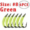 6PCS Green Color