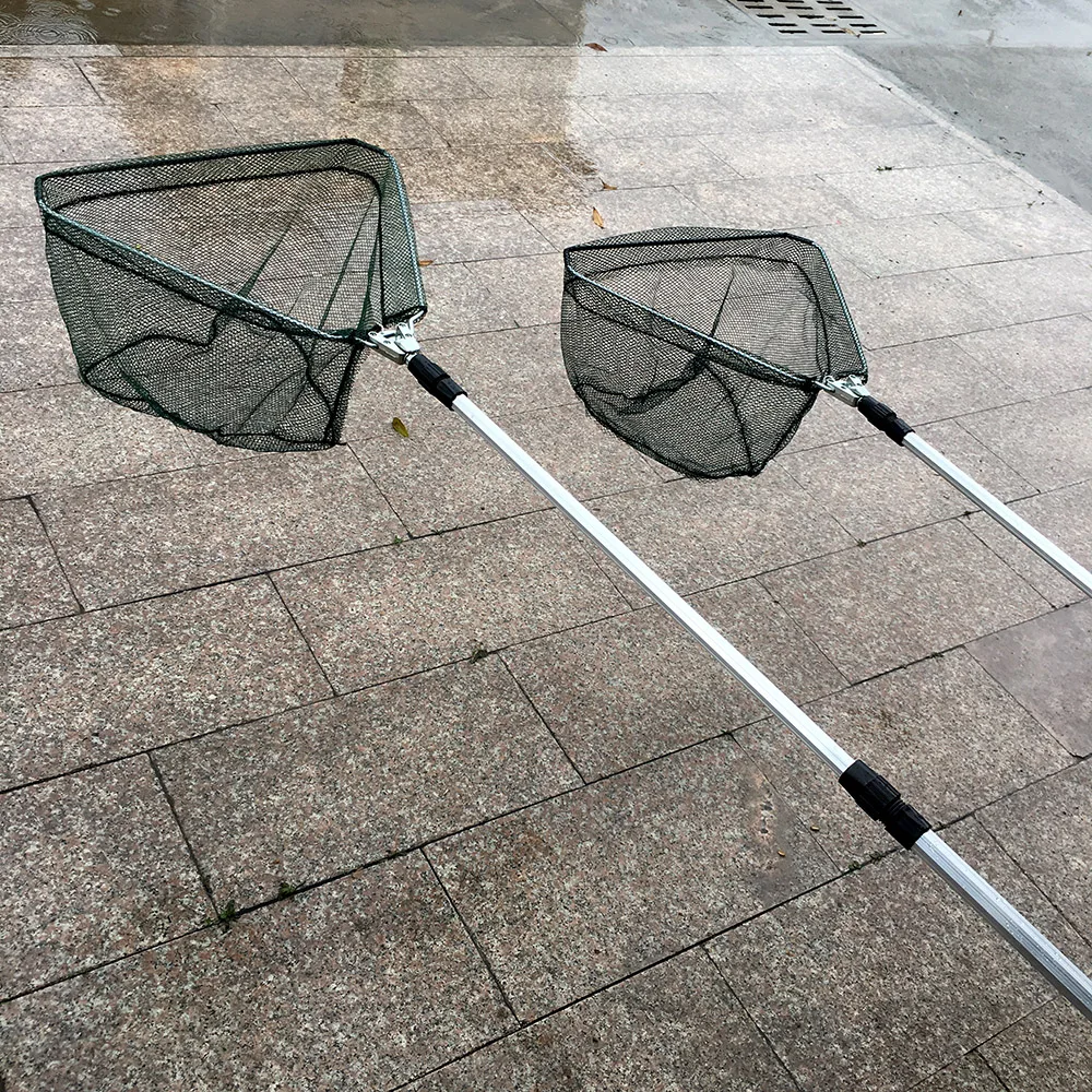 Malla de pesca retráctil plegable, aleación de aluminio, de 150/170/210cm, malla telescópica, para pesca con mosca - imagen 2