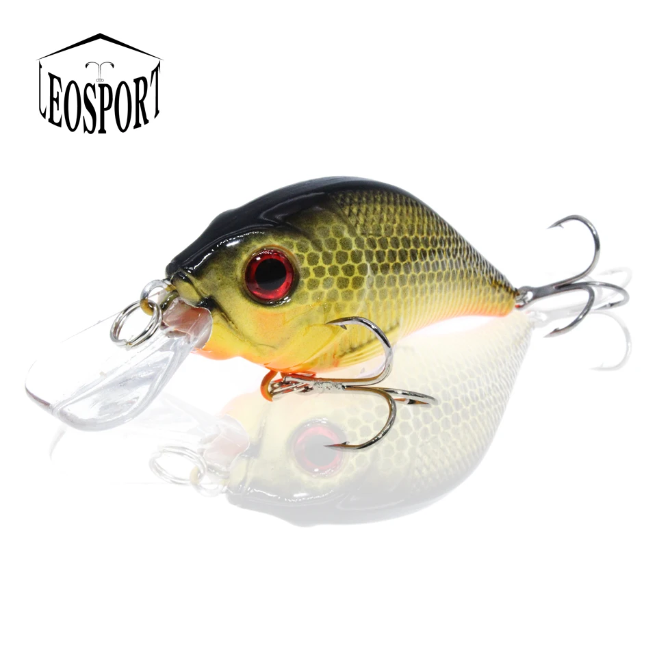 Señuelo de pesca con ojos 3D, anzuelos triples, aparejos de pesca Crankbait, 5 colores, buena calidad, venta al por mayor, 8cm/11G, 1 ud. - imagen 5