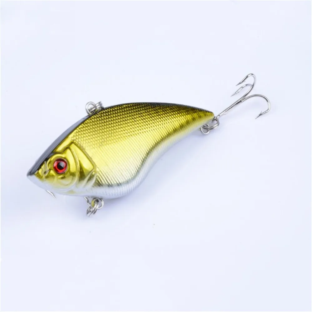 Señuelos de Pesca Wobbler de 7cm y 16g, anzuelos de ratán de plástico duro Artificial, cebo VIB, Crankbait, aparejos de pesca en hielo para invierno, 1 unidad - imagen 4