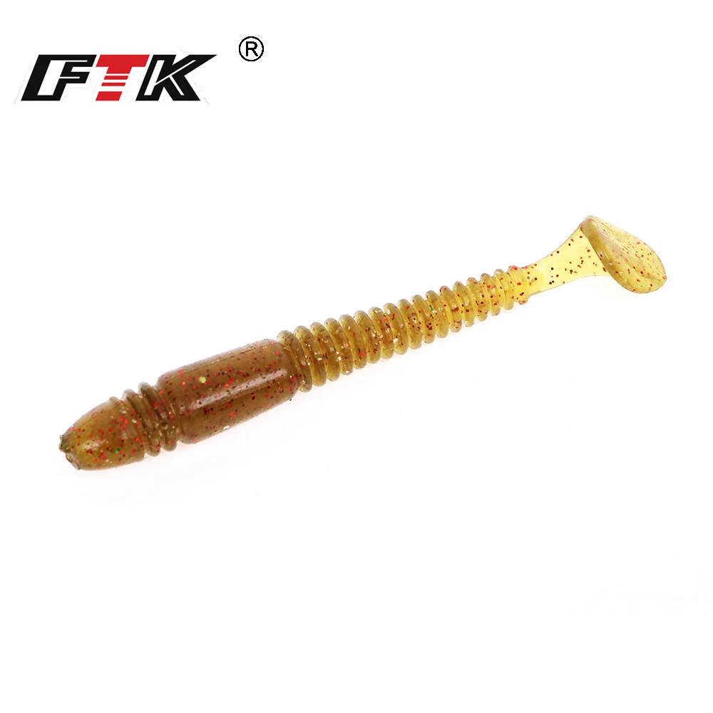 FTK Wobbler Swimbait Silicona Bass – Señuelo Gusano Pesca - imagen 5