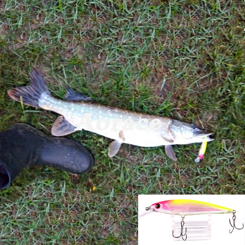 Señuelo de pesca de pececillos, cebo Artificial duro con láser, ojos 3D, 11cm, 13g, wobbler, buceo, 0,5 m-1,5 m, Crankbait - imagen 5