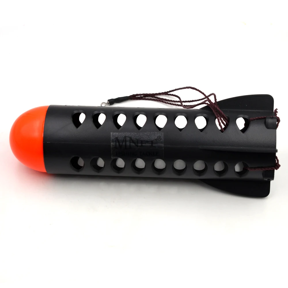 MNFT Alimentador Spod cilíndrico – Cohete flotador para pesca con caña - imagen 5