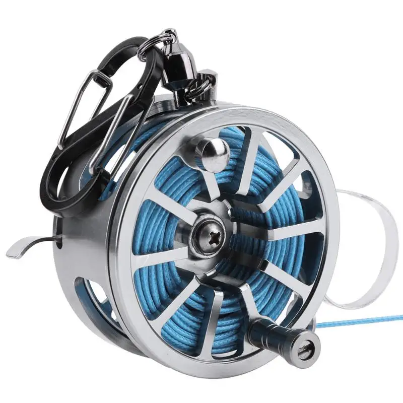 ILure-hebilla de bloqueo de pesca con carrete, cerraduras de acero inoxidable para peces vivos, cinturón, herramientas de aparejos de pesca, flotadores Stringer, carrete de pesca Pease - imagen 3