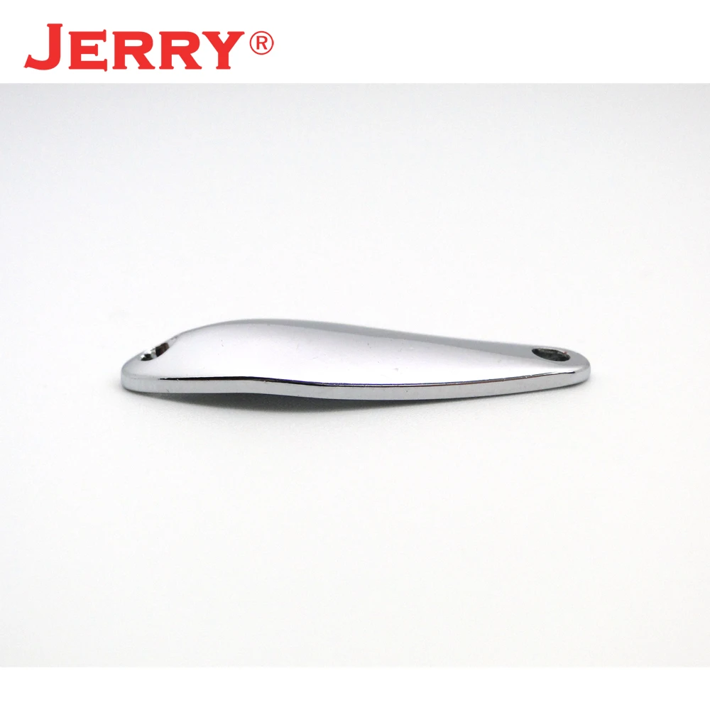 Jerry Draco 50 Uds 2,5g 3,5g 4,5g Micro cucharas señuelo de Pesca sin pintar área en blanco cucharas de trucha Spinner cebo Pesca parpadeantes - imagen 5