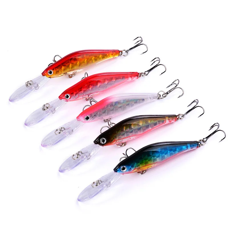Señuelo de pesca duro, 9,5 cm, 6,8g, Crankbait láser, Wobblers, Peche Bass, cebos artificiales, Lucio, carpa, Swimbait, 1 ud. - imagen 5