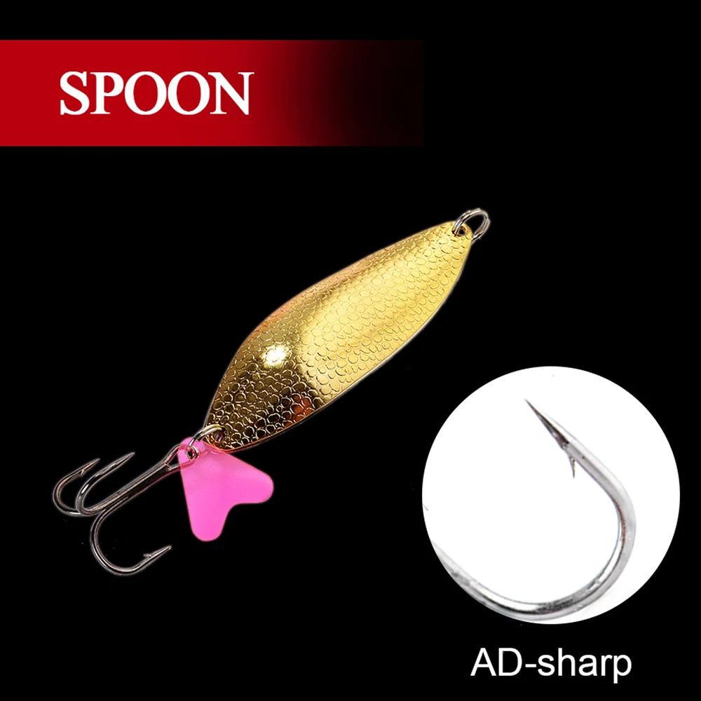 FTK-señuelo de Pesca con cuchara, 1 unidad, 8 colores, 30g/32g/40g con anzuelo triple Mustad 35647-BN, CrankBait, aparejos de Pesca - imagen 2