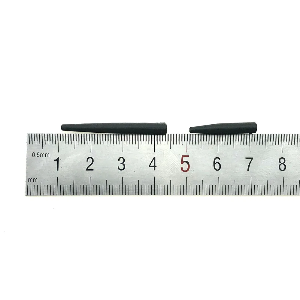 Accesorios de pesca de carpa, mangas antienredos de tungsteno, gancho Kicker, alineadores largos y cortos de Color negro, plomos de eslabones de gancho - imagen 5