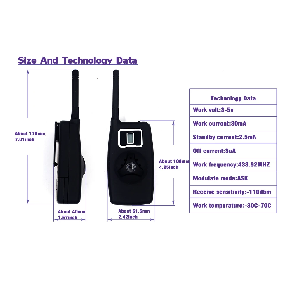 MNFT 1 Juego de alarma de mordedura de pesca alarma de pesca Digital 4 alarmas de mordedura impermeables inalámbricas + receptor electrónico accesorios de pesca - imagen 3