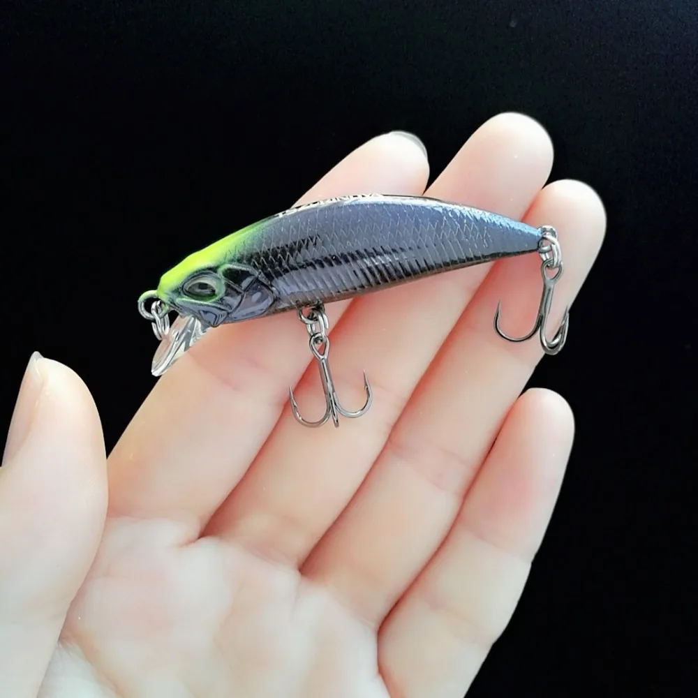 Tsurinoya 14 Uds gran oferta DW63 Mini cebo pececillo que se hunde 50mm 5g pesca señuelos duros ojos de pez 3D realistas - imagen 3