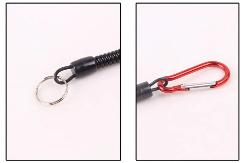 Llavero con un bucle retráctil para uso versátil