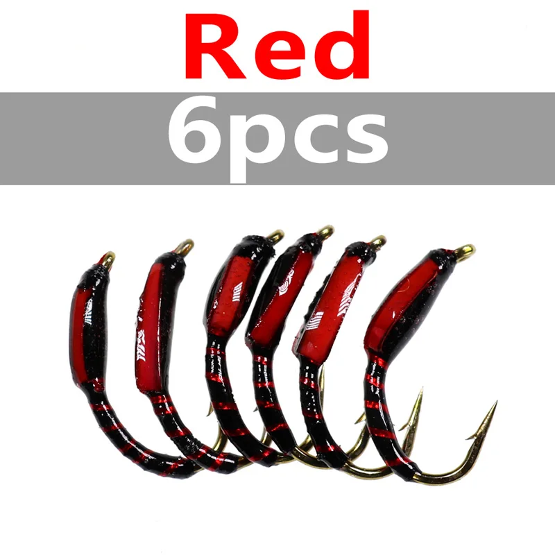 6PCS Red
