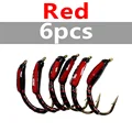 6PCS Red