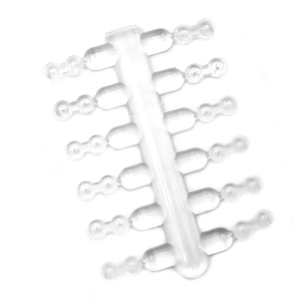 MNFT 120PCS cebo banda elástica anillo de goma señuelos calamar pesca cinturón de señuelo transparente - imagen 5