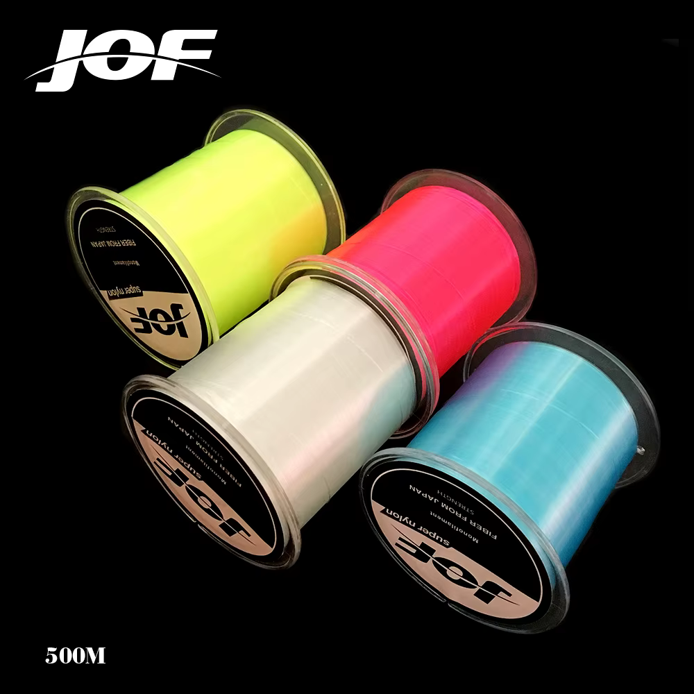Sedal de nailon superfuerte, hilo de pesca de 500M, 4,4-28. 6lb, Material de monofilamento, 0.168mm-0,5mm, 2 piezas - imagen 3