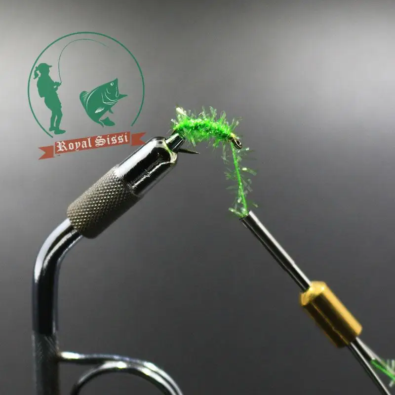 Royal Sissi 10 carretes de varios colores, hilo de chenilla de oropel de cactus, tira de Flash de cristal, insectos de ninfas, materiales de atado de moscas - imagen 5