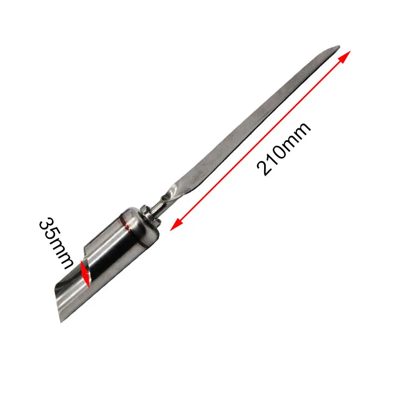 Soporte de acero inoxidable para caña de pescar, soporte para caña de pescar, fácil de atrapar, 4 unidades - imagen 5