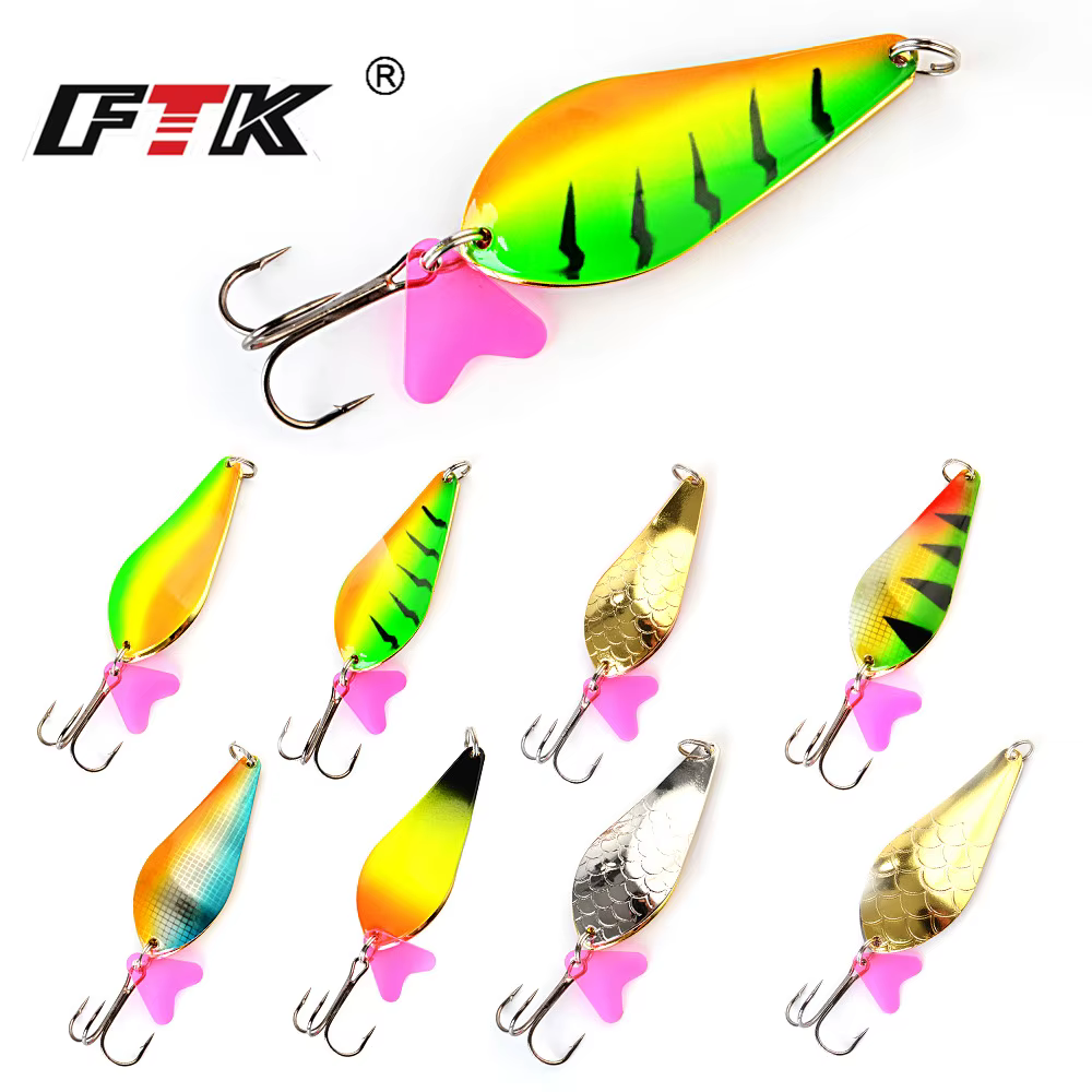 FTK Señuelo Spinner - doble cuchara para lucio y carpa de agua dulce - imagen 4