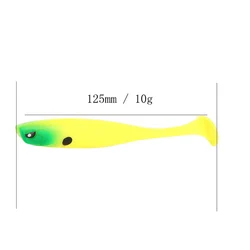 Señuelo Swimbait de vinilo 12,5 cm – Cebo silicona para jig head