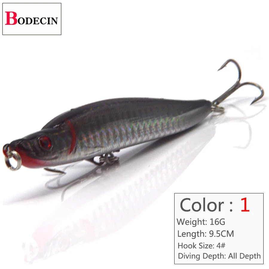 1PCS Crankbaits Minnow Plastic Hard Sea Fishing Lure Swimbait Fake Laser Bait Peche Trolls For Artificial Baits Saltwater Lures (12)