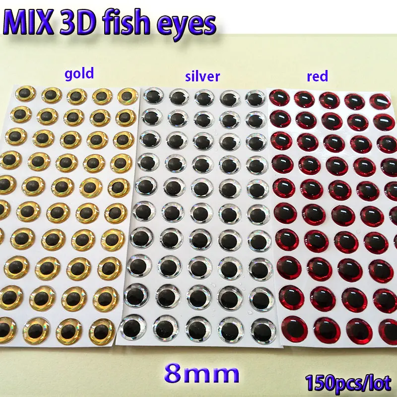 mix 8mm 150pcs