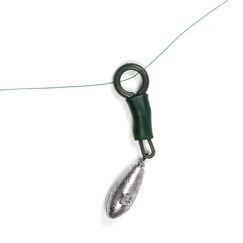 Bimoo-Clip de guía trasera de plástico para pesca de carpa, soporte de plomo de peso, 10 piezas - imagen 2