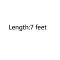 7 feet