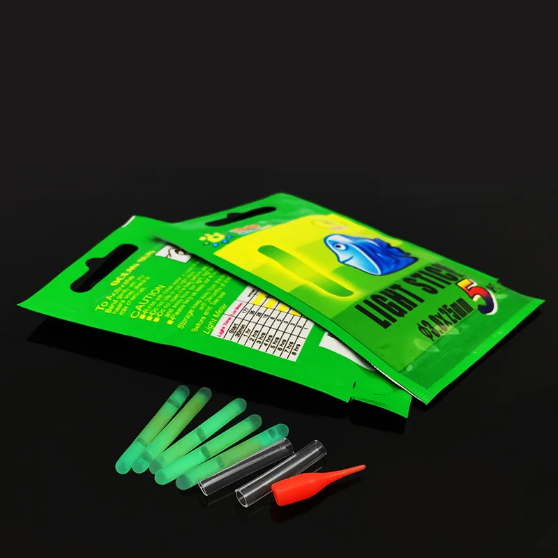 20/50 Uds 4,5*37mm flotador de pesca barra de luz fluorescente luces de varilla flotante nocturna barra que brilla en la oscuridad lotes útiles pesca/fiesta - imagen 4