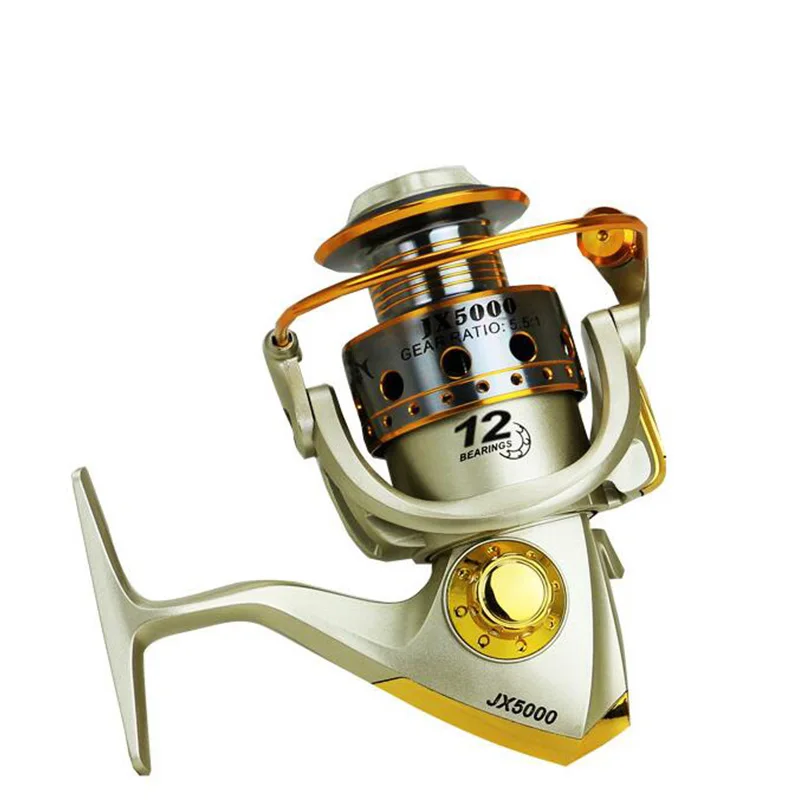 WDAIREN-carrete de pesca giratorio, 12BB + 1 Bola de rodamiento, Serie 100-7000, bote, rueda de pesca en roca - imagen 3