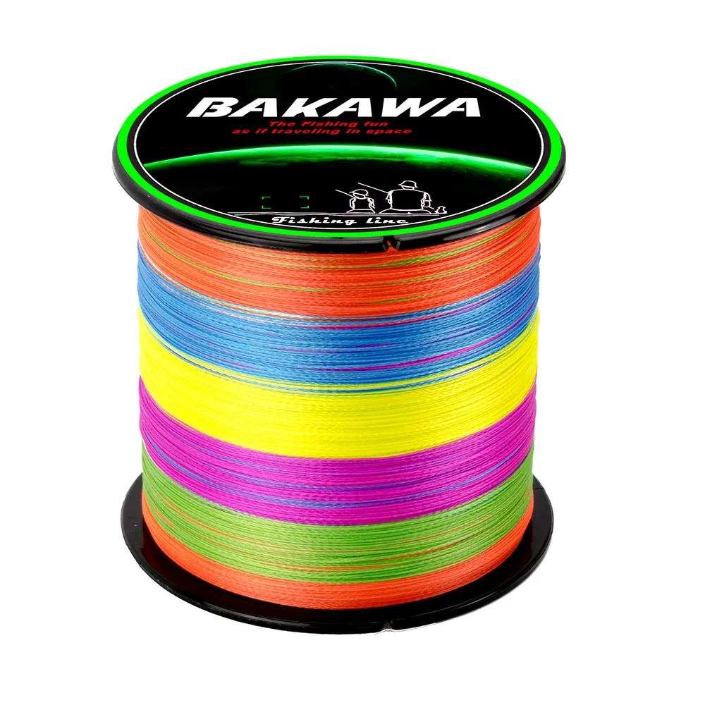 BAKAWA 300M 100% PE 4 hebras hilo de pescar trenzado hilo de pescar multifilamento súper fuerte para pesca de carpa - imagen 3