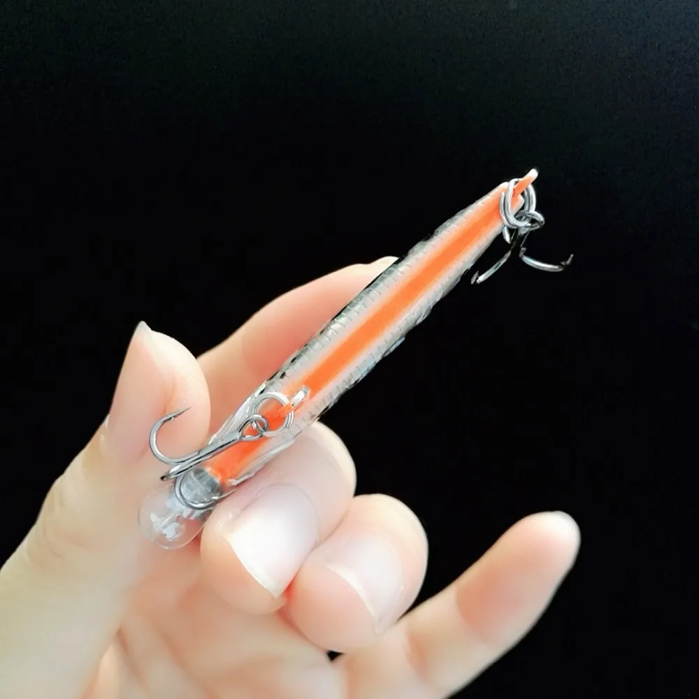 Tsurinoya-señuelo de pesca de pececillos, cebo Artificial duro, ojos 3D, accesorios Crankbait, 5cm, 5g, 10 unidades - imagen 5