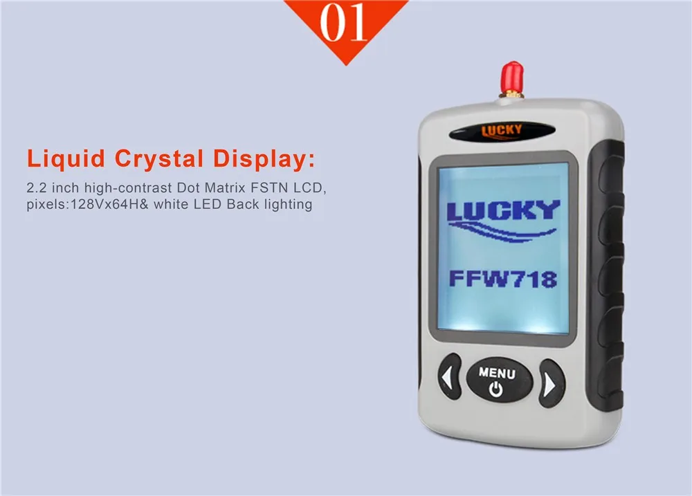 FFW718 fish finder 1