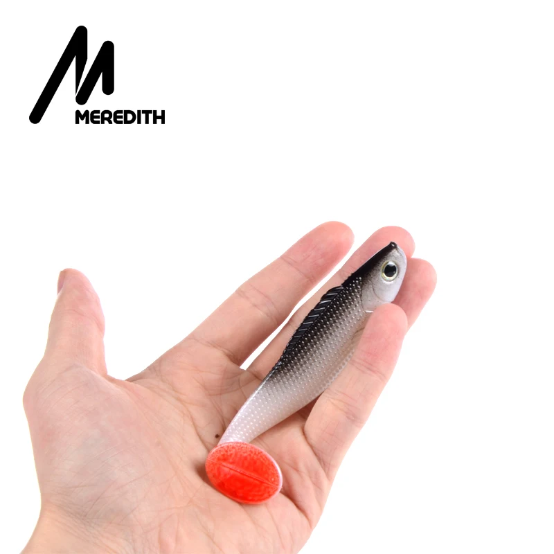 MEREDITH trucha pez 3D señuelos realistas 10 unids/lote 13g/110mm modelo caliente pesca señuelos blandos - imagen 4