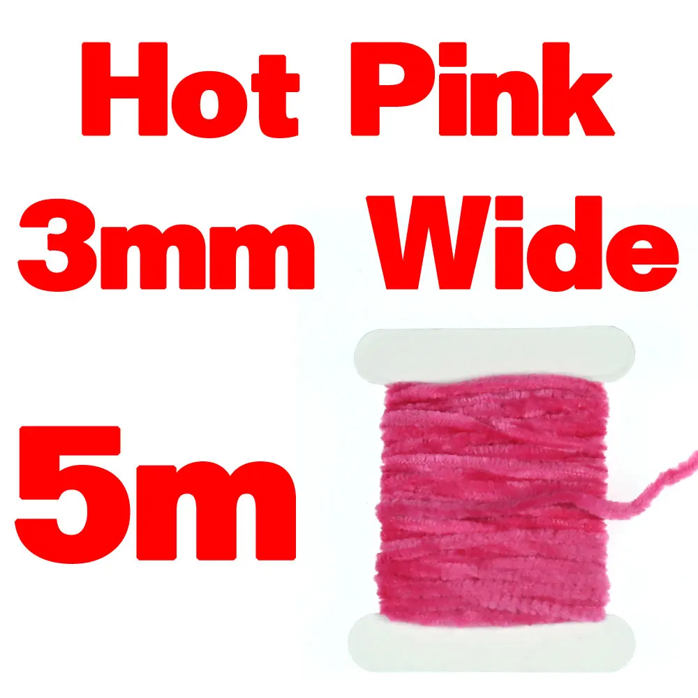 3mm hot pink