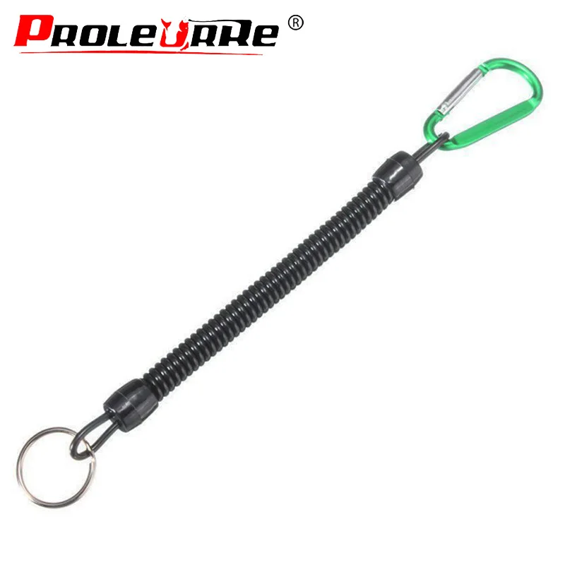 Cordones de pesca, cuerda de retención con mosquetón de Camping, bloqueo seguro, accesorios de herramientas de pesca, 1 ud. - imagen 5