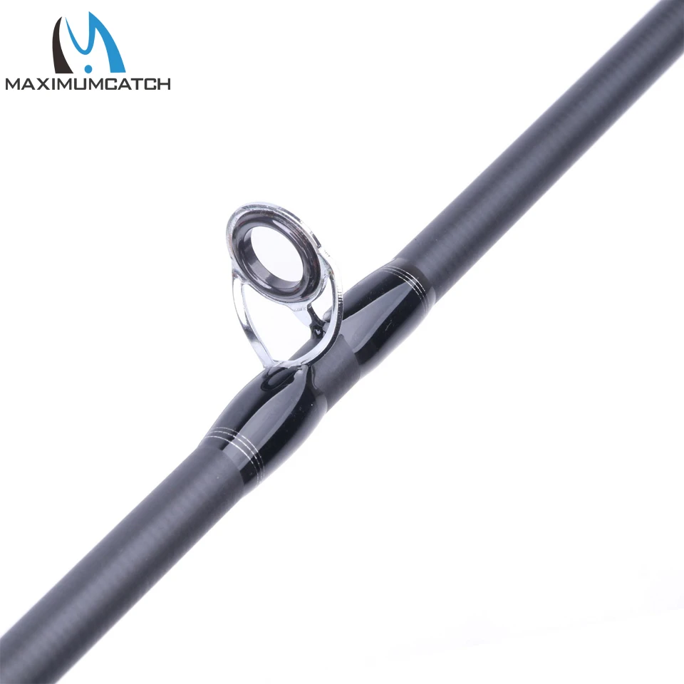 Caña de pescar Baitcasting Maximumcatch, caña de pescar de fibra de carbono para viaje, caña de fundición de acción rápida, 2,1 m 4 secciones - imagen 4