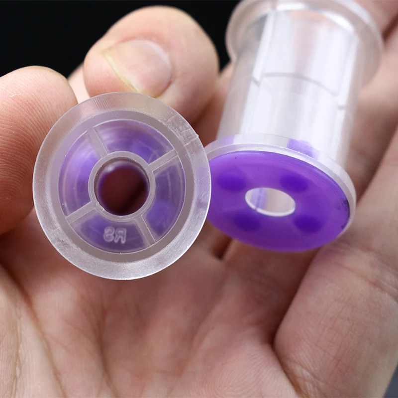 Royal Sissi 20 unids/set carretes de bobina de atado de moscas vacíos material de alto polímero tamaño estándar carrete de hilo accesorios de herramientas de atado de moscas - imagen 4