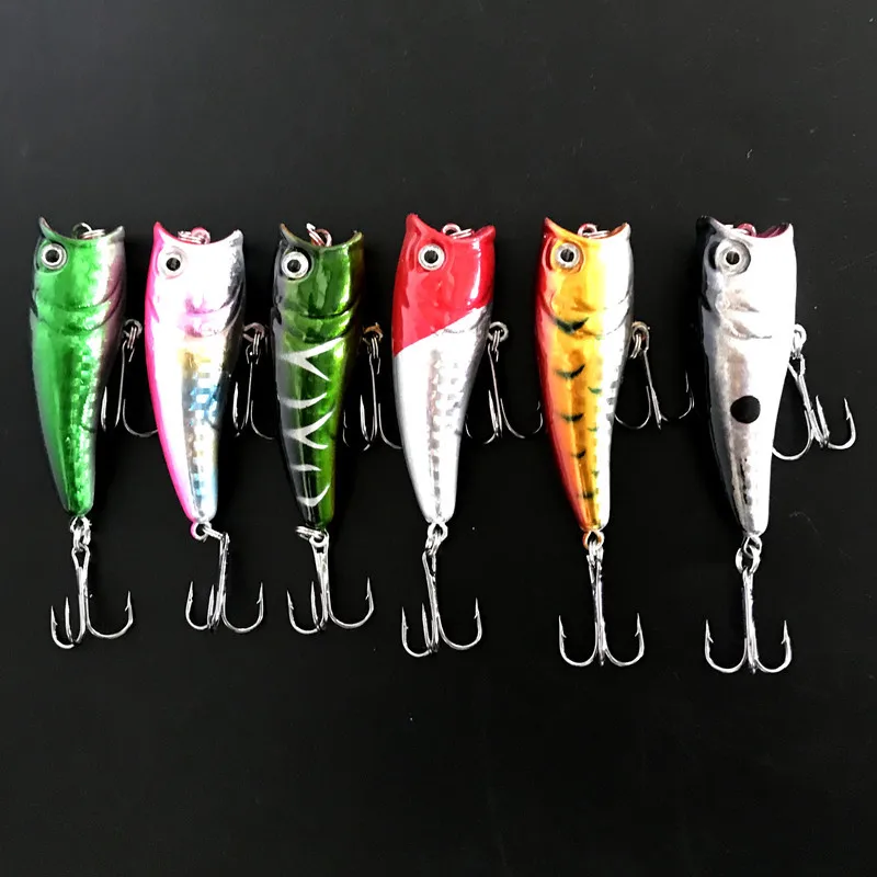 Señuelo Popper Topwater de 6 cm – Cebo artificial duro de gran boca - imagen 2