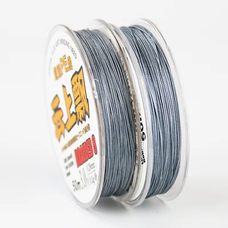 Sedal de pesca PE resistente al desgaste, cuerda de pesca trenzada antibobinado, duradera, 20m, 50m, 4 Uds. - imagen 2