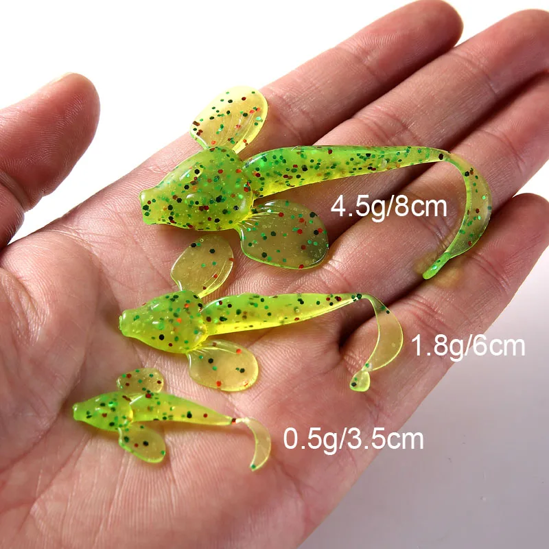 WEIHAI FSTK Swimbaits pesca realista señuelo suave pesca gusanos cebo artificial cebos blandos aparejos de lubina cebos de señuelo de goma - imagen 4