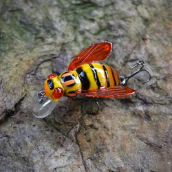 Crazy Bee cnk40 señuelo de pesca cebo para insectos de agua superior 6g/4,5 cm hierba de agua dulce carpa ataque señuelos artificiales 1 pieza en oferta