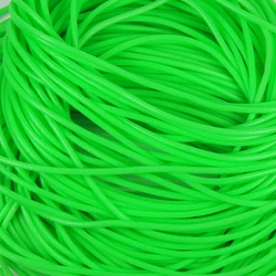 Bimoo tubo luminoso silicona aparejo agua salada verde oscuro 3mm
